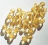 25 8mm Faceted Light Topaz Firepolish Beads